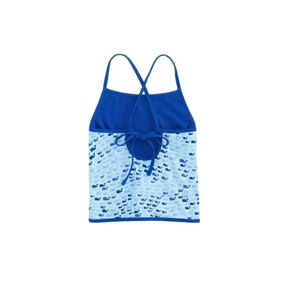 Vineyard Vines Girls Swimwear School Of Whales Tan